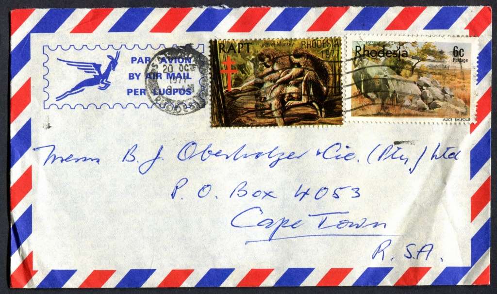 Rhodesia - Cover With TB Stamp