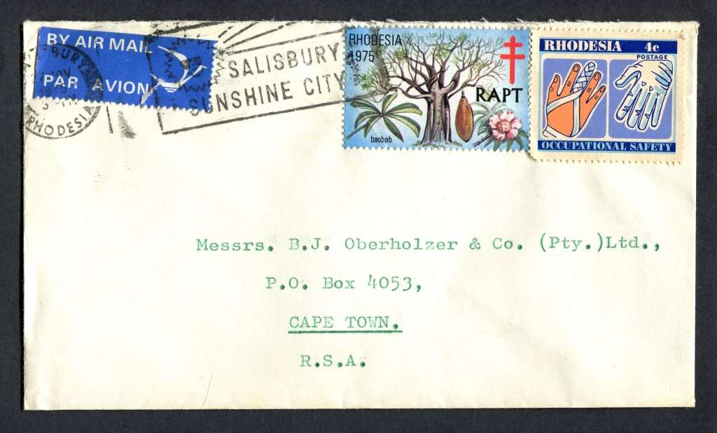 Rhodesia - Cover With TB Stamp