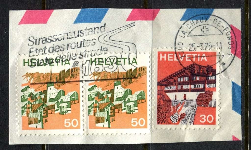Switzerland - Used on Piece