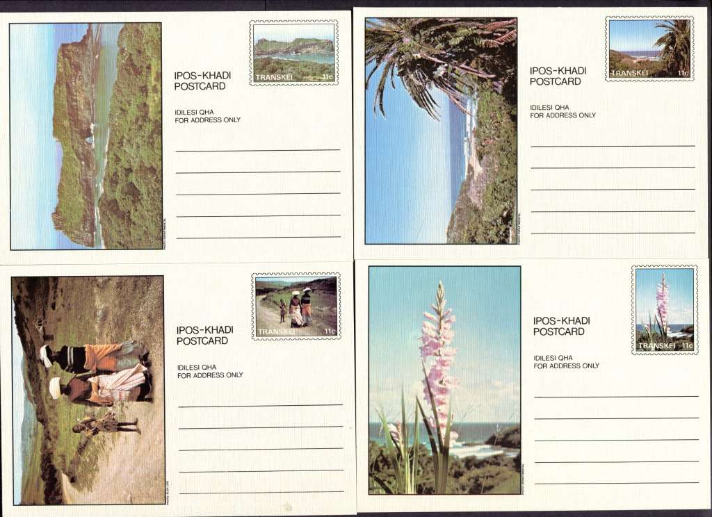 Transkei - Postal Stationery - 11c Set of 10 Post Cards