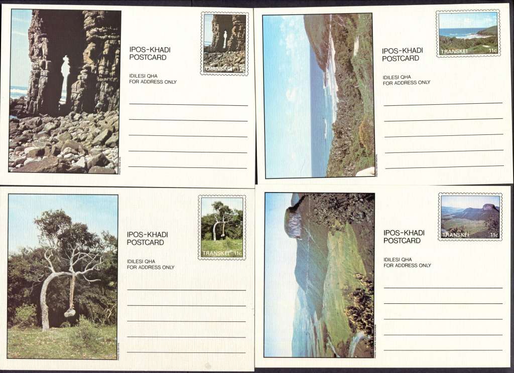 Transkei - Postal Stationery - 11c Set of 10 Post Cards