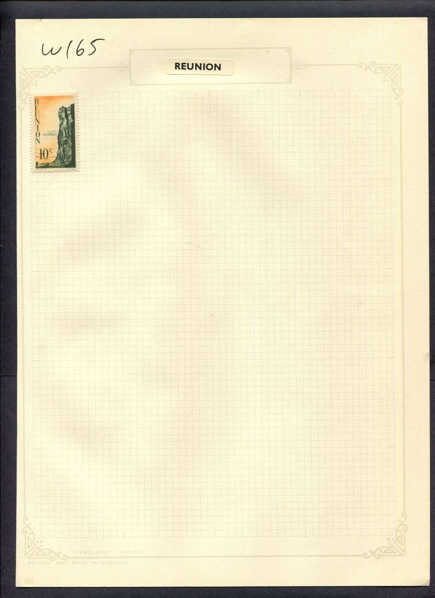 Reunion - 1 Stamp Mounted (Hinged) On Album Page