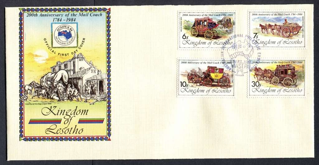 Lesotho - FDC - 1984