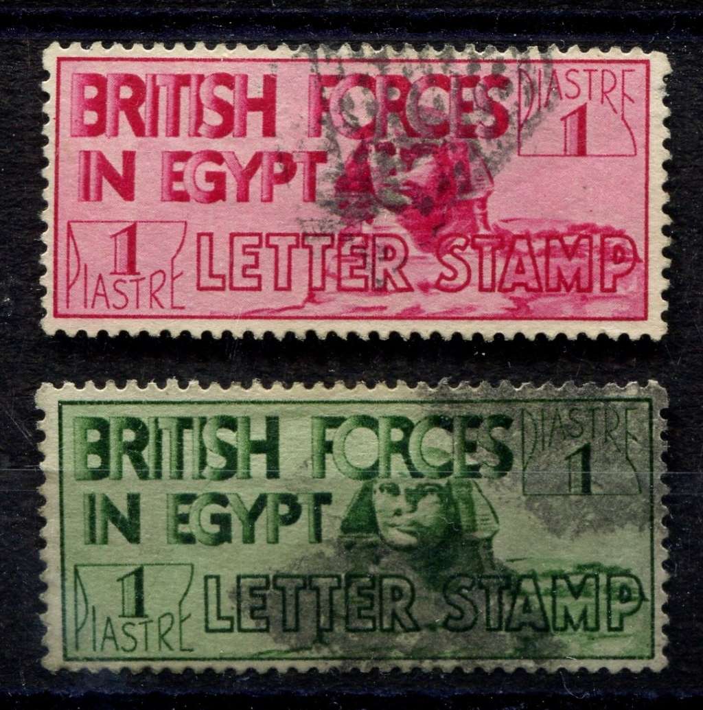 British Forces In Egypt - 1934 - Used - Perf. 14.5 x 14