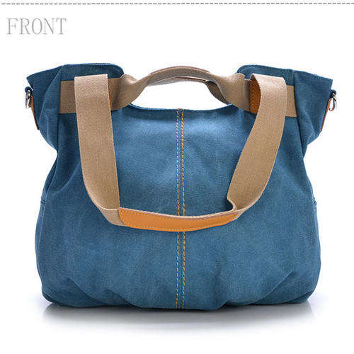 Canvas Casual Women Messenger Bags Vintage Handbag Shoulder Bag
