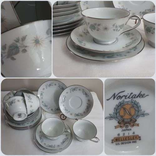 VINTAGE NORITAKE WELLESLEY TEA TRIOS - PRICED PER ITEM