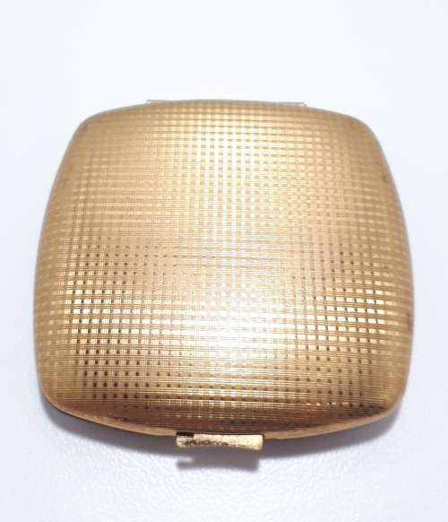 Collectable Brass and Acrylic Melissa Ladies Compact
