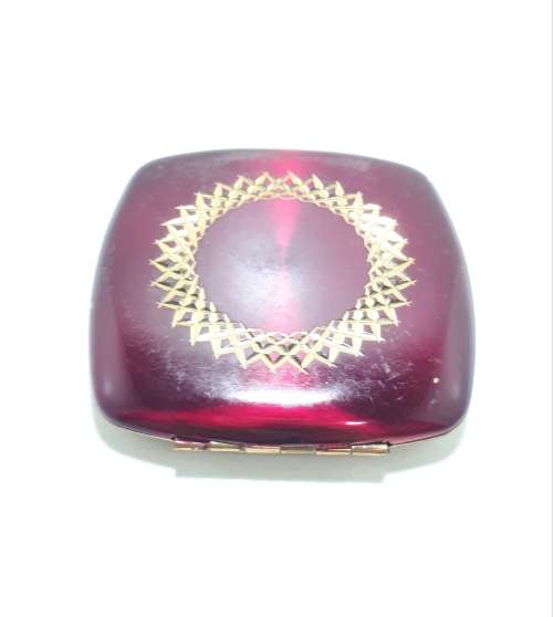 Collectable Brass and Acrylic Melissa Ladies Compact