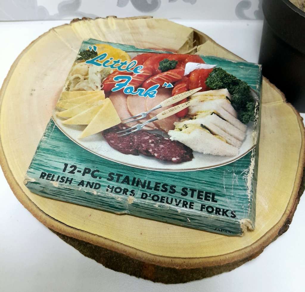 Complete Boxed Set Of Little Forks For Hors d` Oeuvres