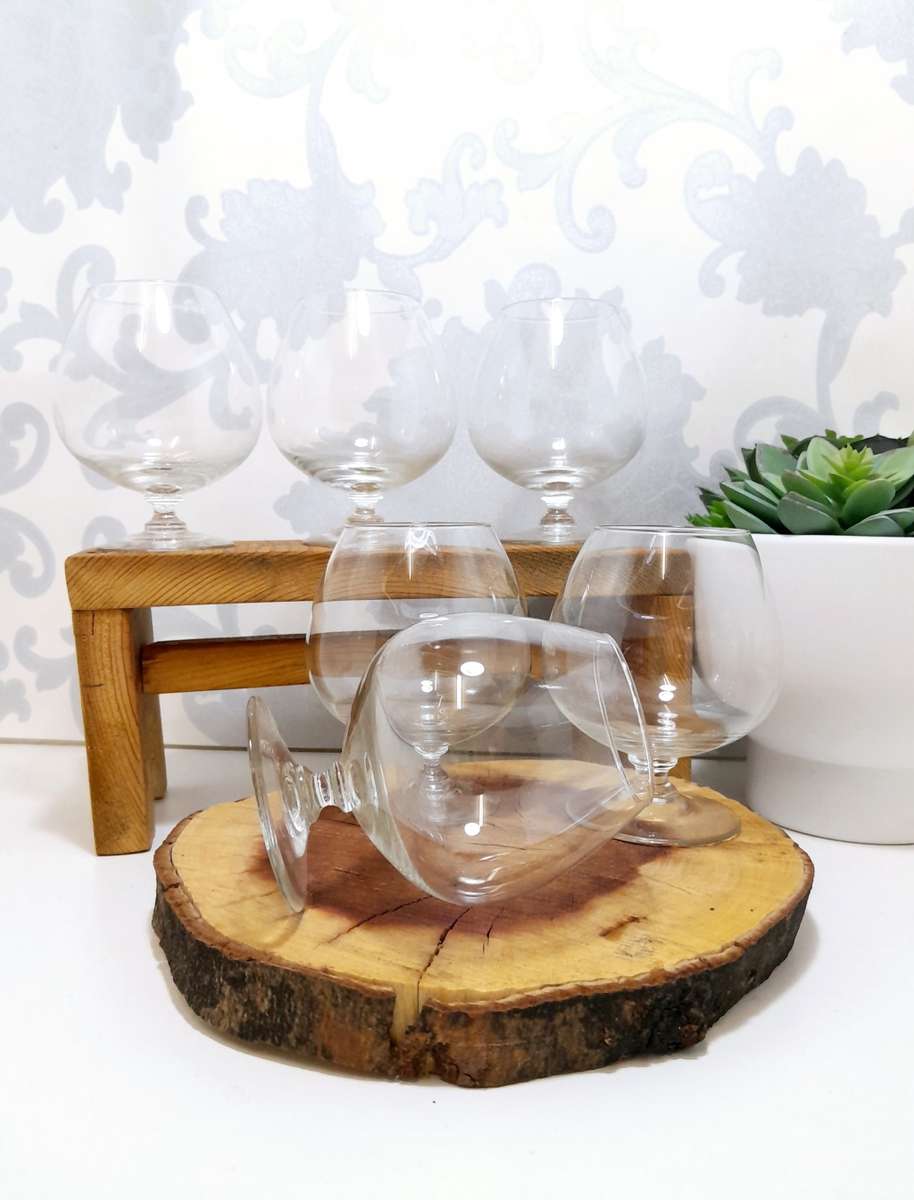 Set Of 6 Extra Fine Snifter Glasses
