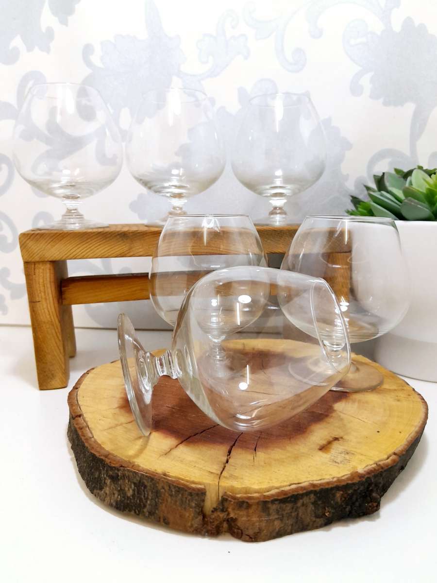Set Of 6 Extra Fine Snifter Glasses