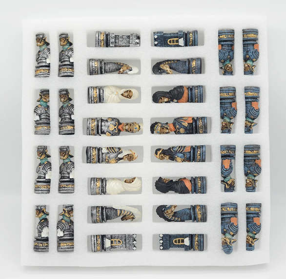 Skeleton Character themed chess set
