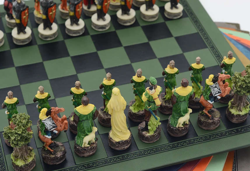 Robin Hood Character themed chess game - only chess pieces