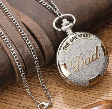 THE GREATEST DAD Quartz Pocket Watch