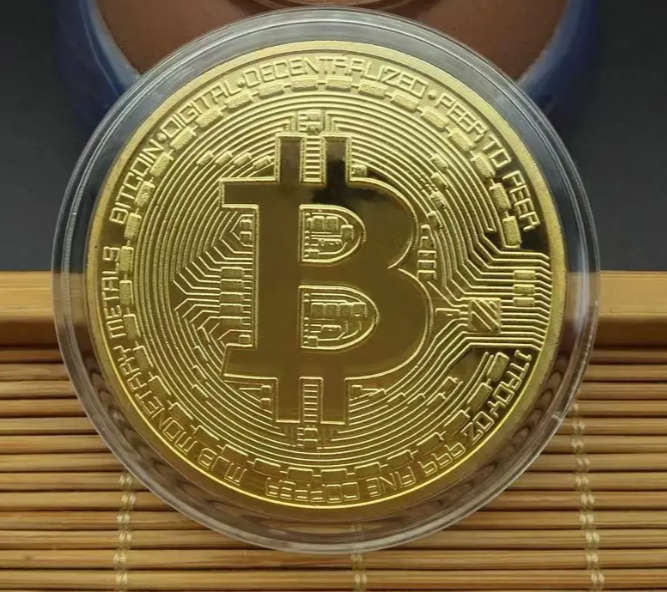 Bitcoin Gold Colour Coin