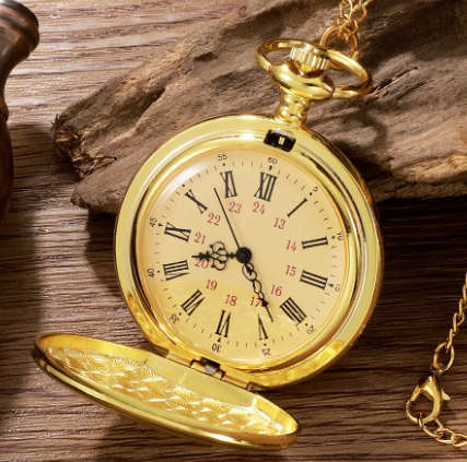 TO MY SON Quartz Pocket Watch - Golden