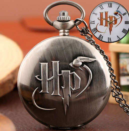 Vintage Bronze Steampunk Harry Potter Pocket Watch Gift