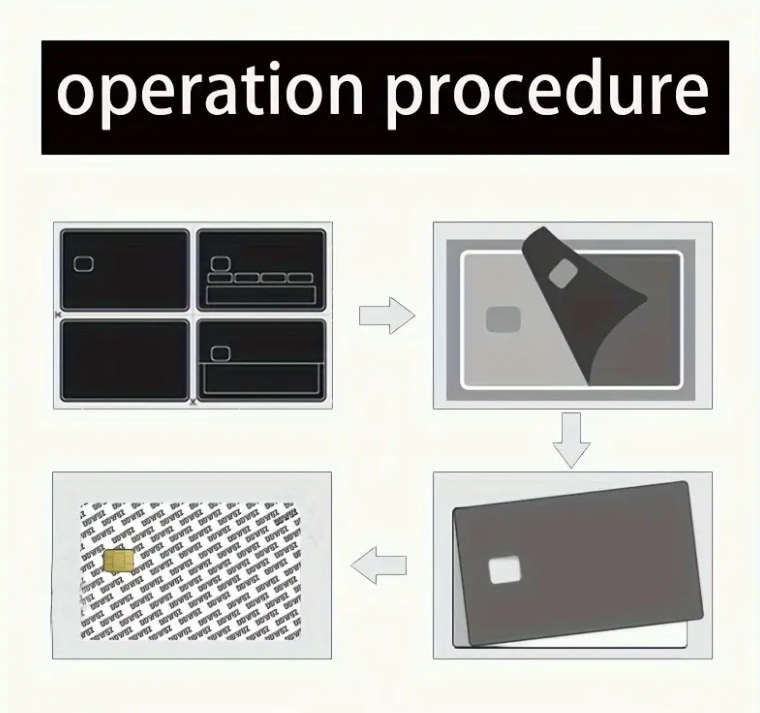 Bitcoin Bank Cards Stickers - Black