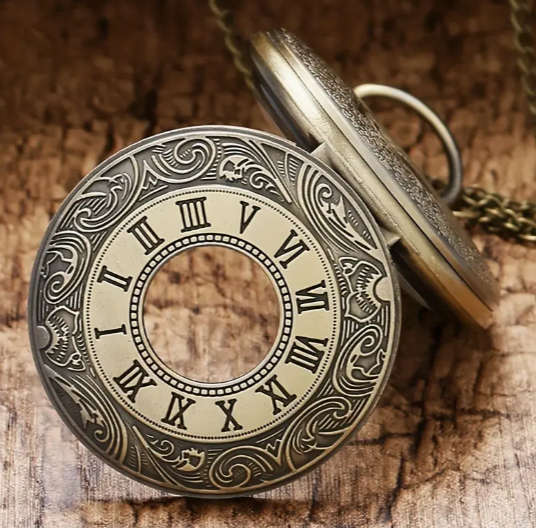 Vintage Bronze Pocket Watch