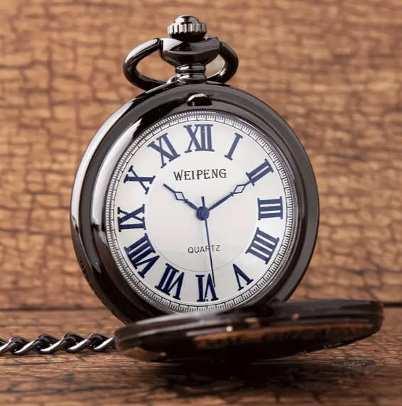 The Greatest Dad Pocket Watch - Black Golden