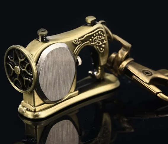 Sewing Machine Shape Pocket Watch