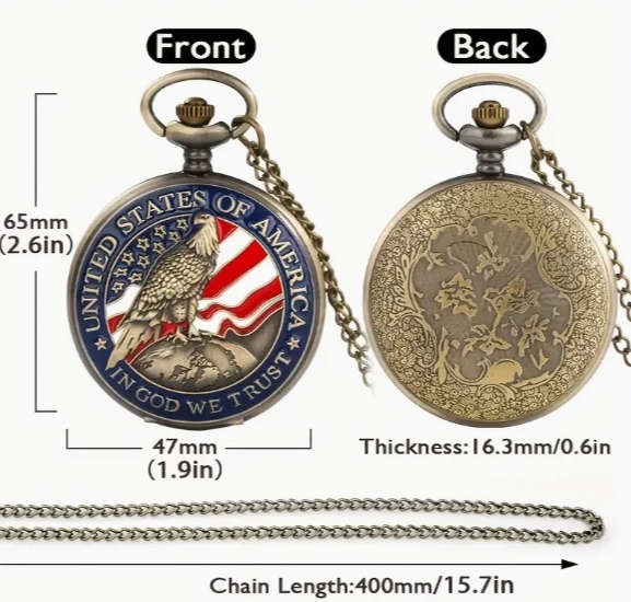 American Eagle Pocket Watch