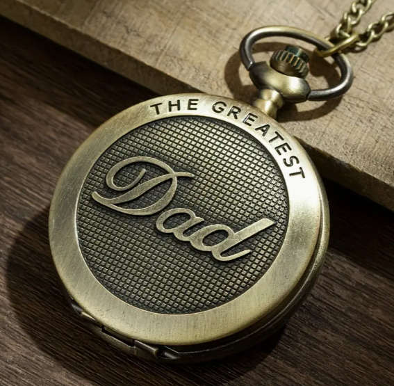 The Greatest Dad Pocket Watch Retro