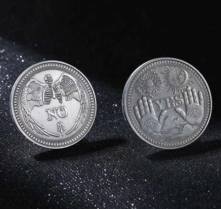 YES/NO Letter Ornaments Commemorative Coin