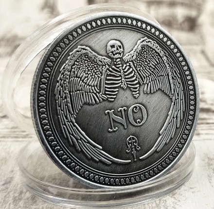 YES/NO Letter Ornaments Commemorative Coin