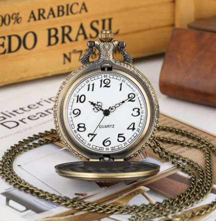 Bronze Car  Pocket Watch