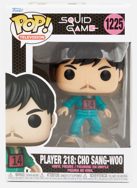 Funko Pop! Squid Game Player 218 Figure Cho Sang Woo