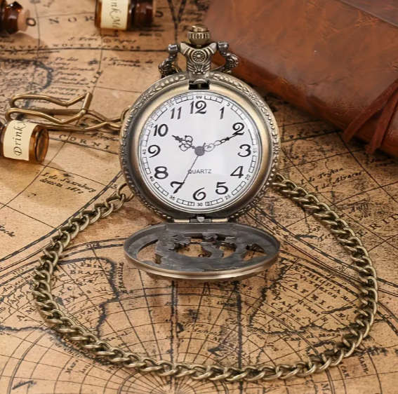 Hollow Horse Pocket Watch