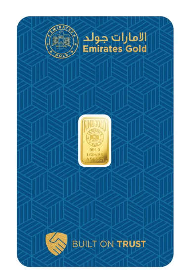 1g Pure 999.9 Fine Gold Bar 24KT - 1 Gram