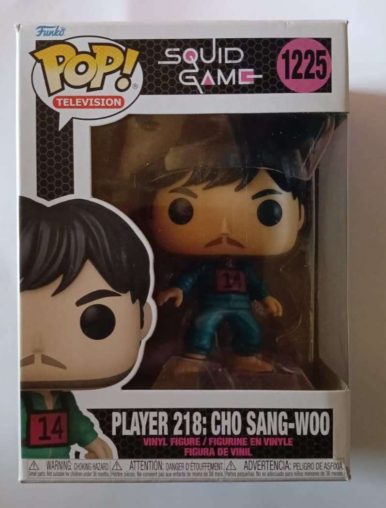 Funko Pop! Squid Game Player 218 Figure Cho Sang Woo