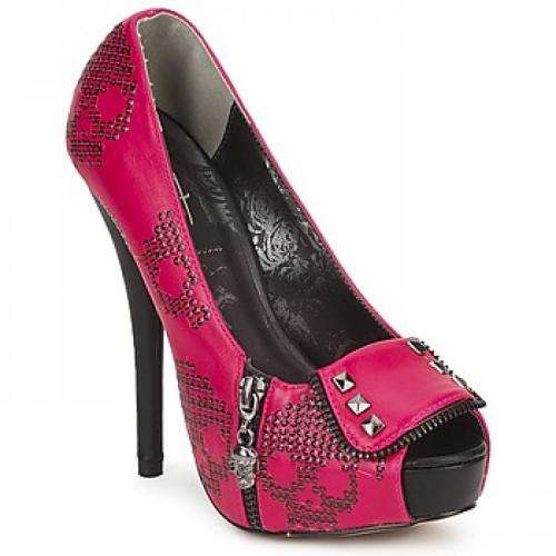 IRON FIST HEELS - RUFF RIDER PEEPTOE PLATFORM - SIZE 4