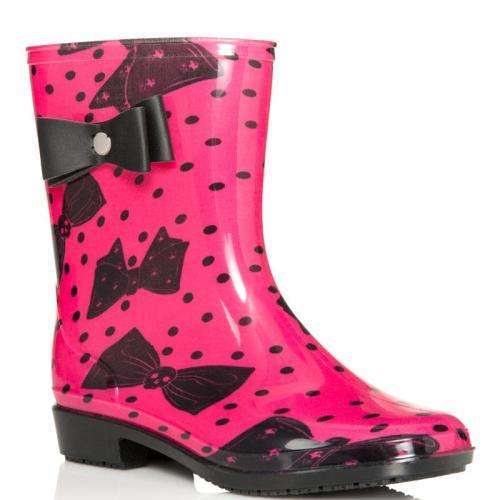 IRON FIST CROPPED OVER RAIN BOOT - SIZE 5