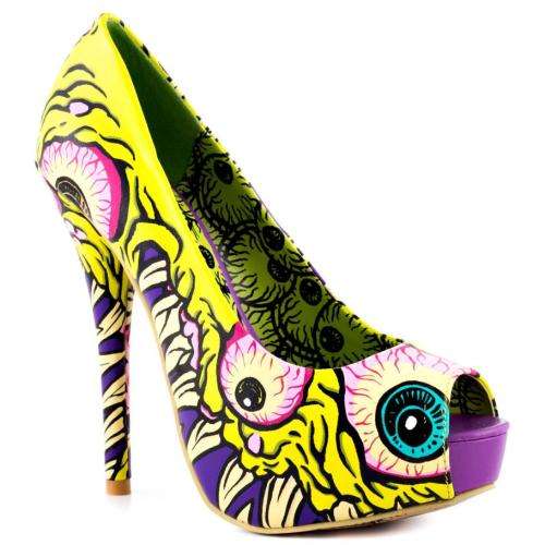 IRON FIST HEELS - I SEE YOU PEEPTOE - SIZE 4