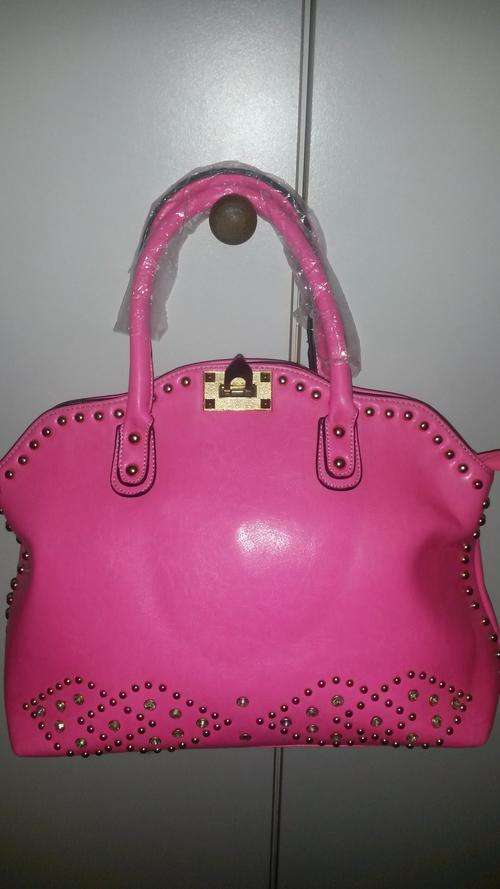 Neon Pink Ladies Bag