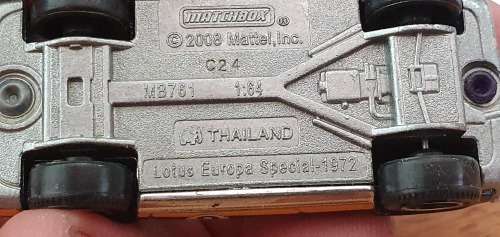 Matchbox Lotus Europa 2010 Lesney Edition..Metal Base