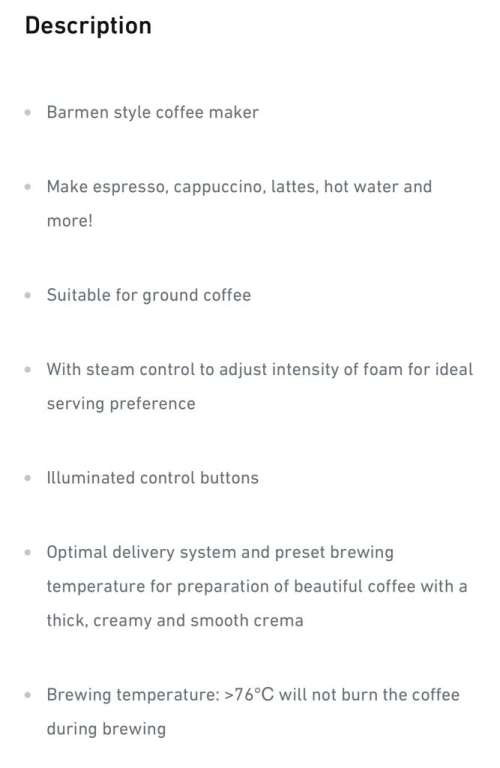 Russell Hobbs Nero Espresso Coffee Machine