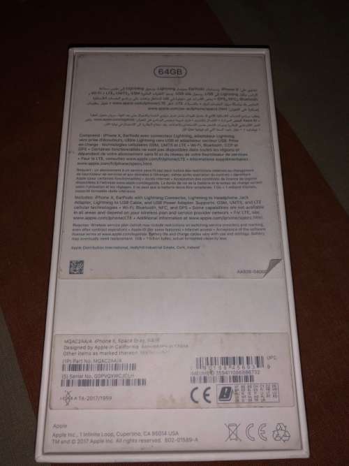 IPhone X 64gb Space Gray