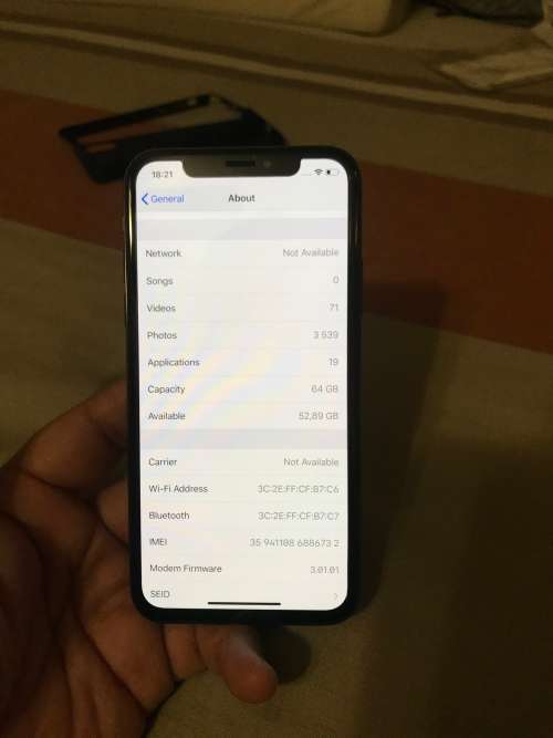 IPhone X 64gb Space Gray