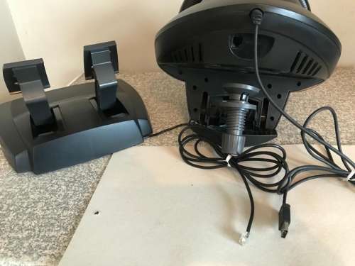 Microsoft Side Winder Steering Wheel And Paddle Set