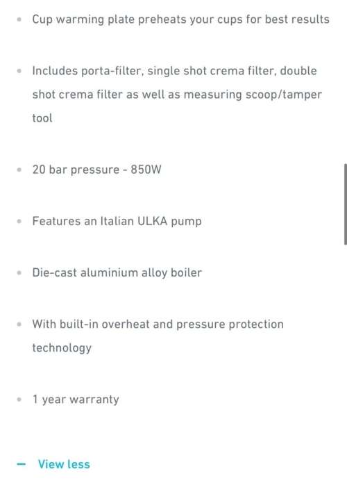 Russell Hobbs Nero Espresso Coffee Machine