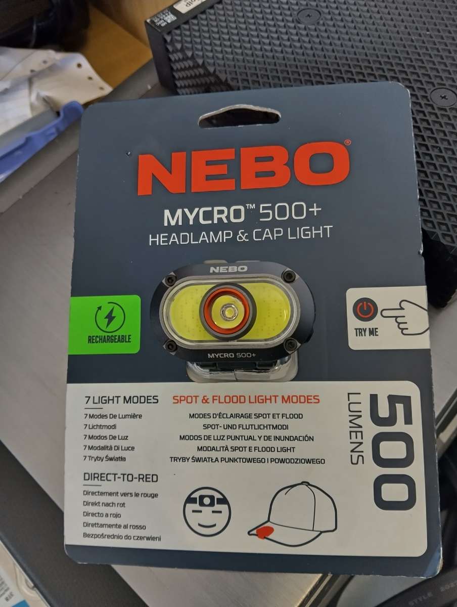 Nebo Mycro 500+ Headlamp and Cap Light