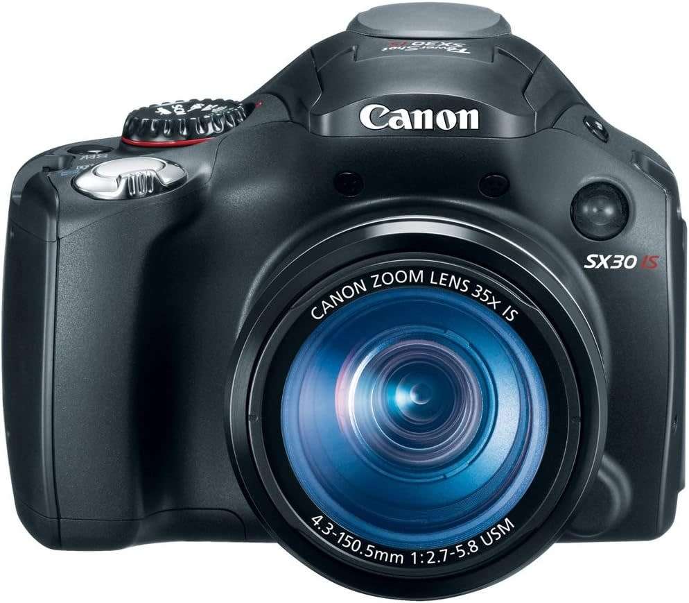Canon SX30IS 14.1MP Digital Camera with 35x Wide Angle Optical Image Stabilized Zoom and 2.7 Inch