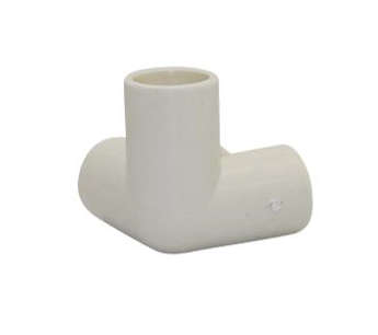 PVC Corner Connector, 3-way elbow - 20mm. Pack of 10 units