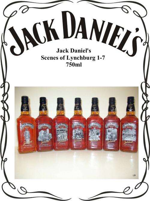 Jack Daniels Scenes of Lynchburg (750ml) -Scene 1-7 (Set)