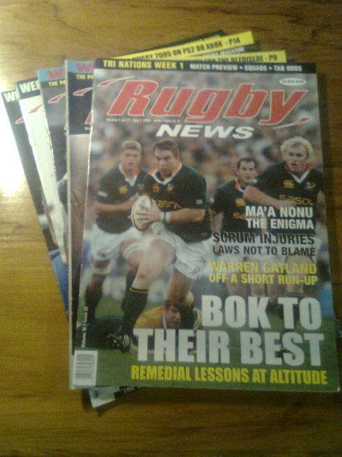 RUGBY NEWS X 4 - 2005