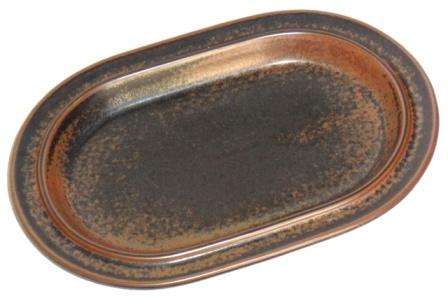 Arabia, Ruska, large oval platter, by Ulla Procope, Finland (36 x 24.5 cm)